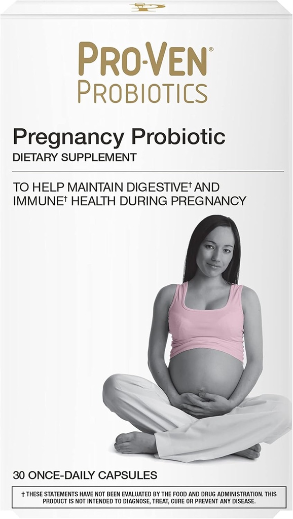 Prenataalinen probiootti naisille, joilla on C-vitamiinia ja kalsiumia 
