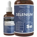 Seleeni - 200 mikrog, Selenometioniini lomake, 300 tarjoilut - Vegan, lasipullo, Hiivaton - sublingual nestekonsentraatti - hapetin, tukee immuniteetit, kilpirauhasen terveys (2 oz.)