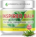 Extra Strength teepuu Balm iholle - Urheilijat Jalkavoide - Jock kutina Cream miehille ja naisille - rengasmato Cream - Ihanteellinen kutina, kuiva iho - nopea vaikuttava lääkäri Formuloitu teepuujalka kerma (2oz)