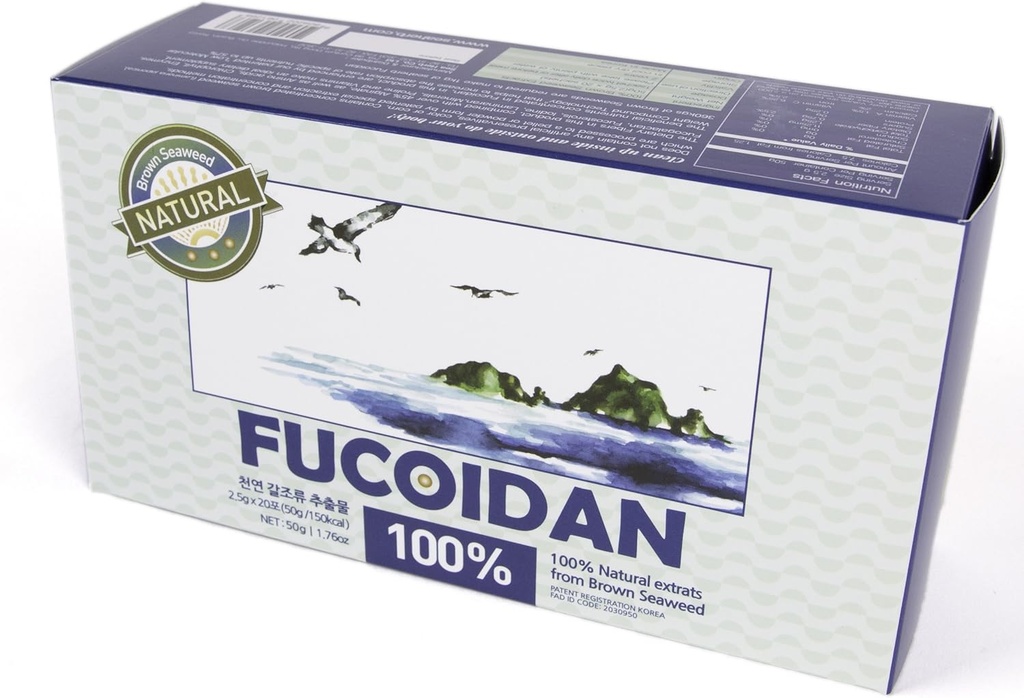 100% Natural Brown Seaweed Extract Fucoidan USFDA ohitettu(ID koodi 2030950[Powder tyyppi] (50 g)