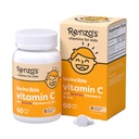Renzon voittamaton C-vitamiini lapsille Elderberry ja sinkki, ratkaista lasten vitamiinit Immuuni tukea, 60 Orange-Flavored Melty Tabs