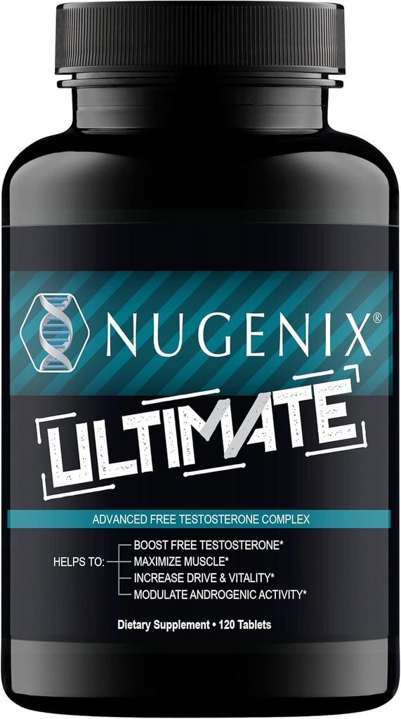 Nugenix Ultimate, Testosteroni Booster, 120 tablettia