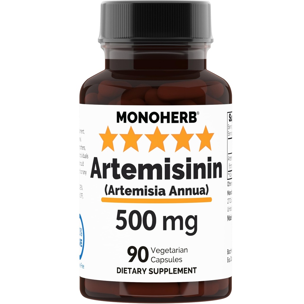 MONOHERB Artemisinin (Artemisia Annua) 500 mg - 90 Veggie kapslar