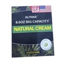 8,5 oz Natural Cream, iso kapasiteetti - Kaikki luonnolliset Formula - Absorbs nopeasti