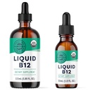 Vimergy USDA Organic B12 (115 ml) och (30 ml) Bundle