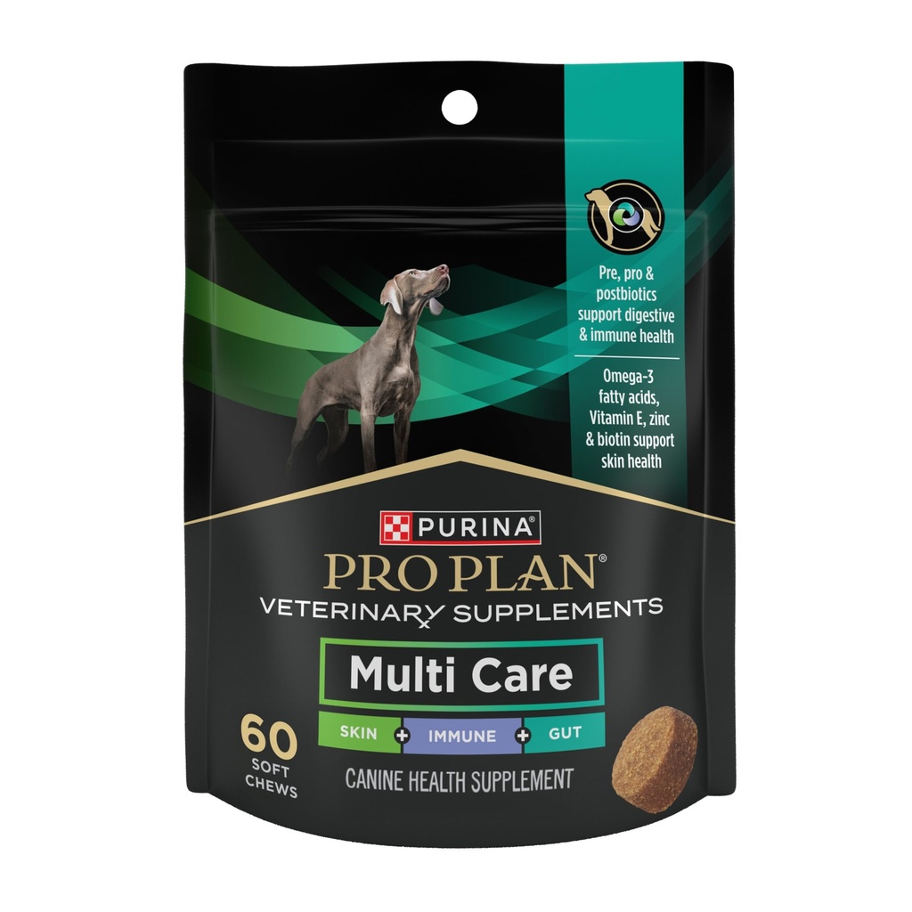 Purina Pro Plan Eläinlääkärin lisäravinteet Multicare koiran lisäravinteet - 60 t.