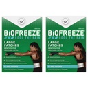 Biofreeze Pain Relief Patchs, Artriitti Pain Reliver, Polvi ja Alaselkä Pain Relief Patch, Sore Muscle Relief, Neck Pain Relief, 2 pakkaus (5 Biofreeze Menthol Patches)