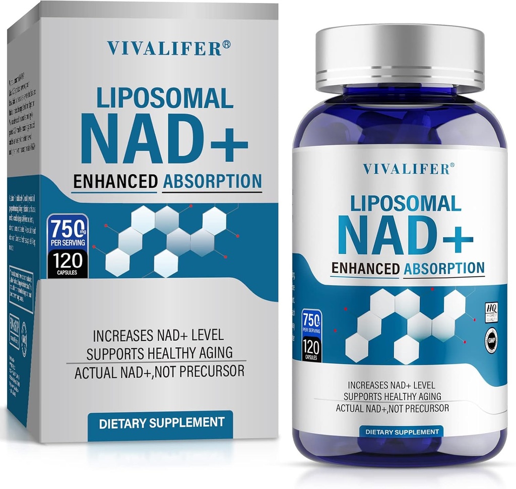 Liposomaalinen NAD+ Täydennys 750 mg