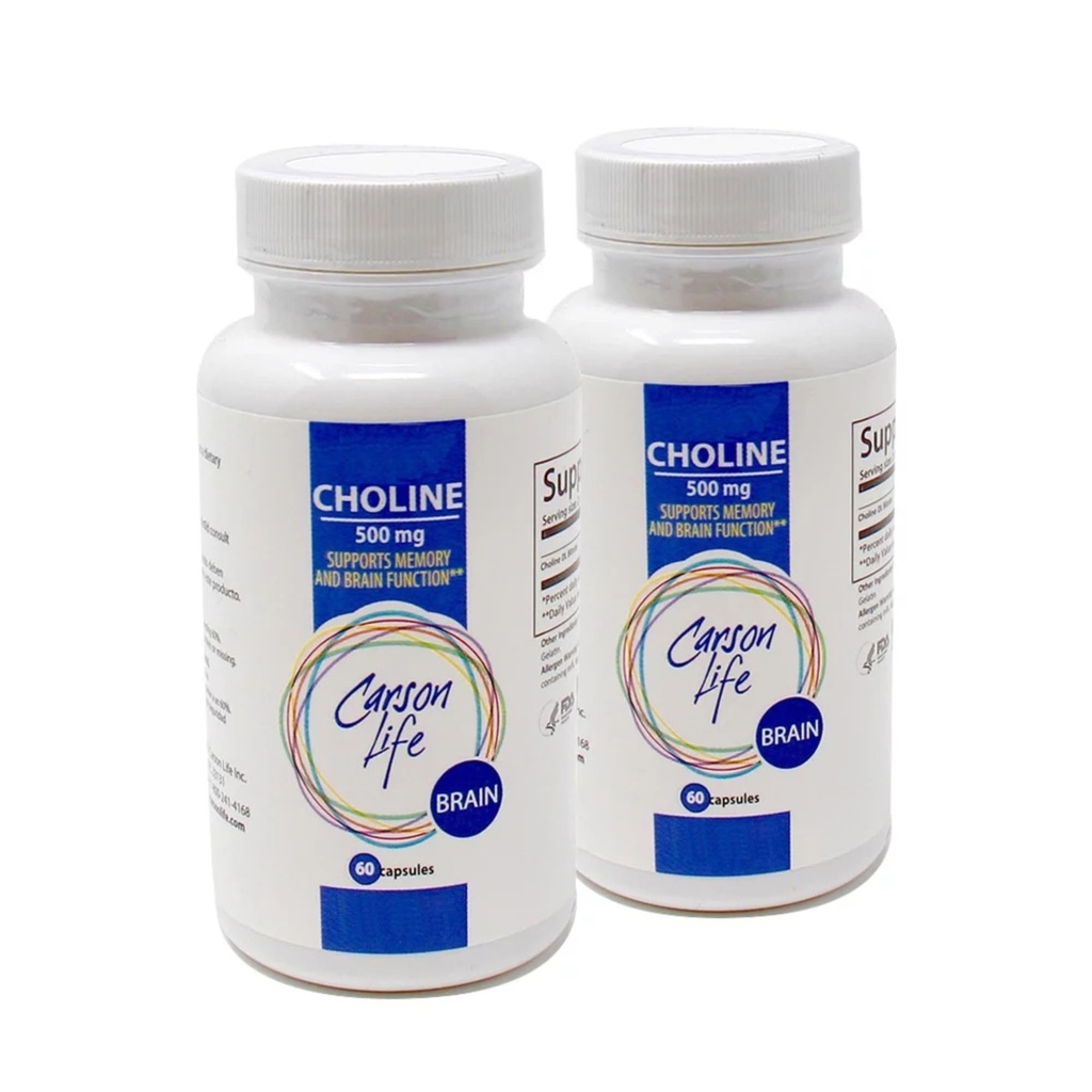 Carson Life Choline - 60 kapselia - 2 pakkaus