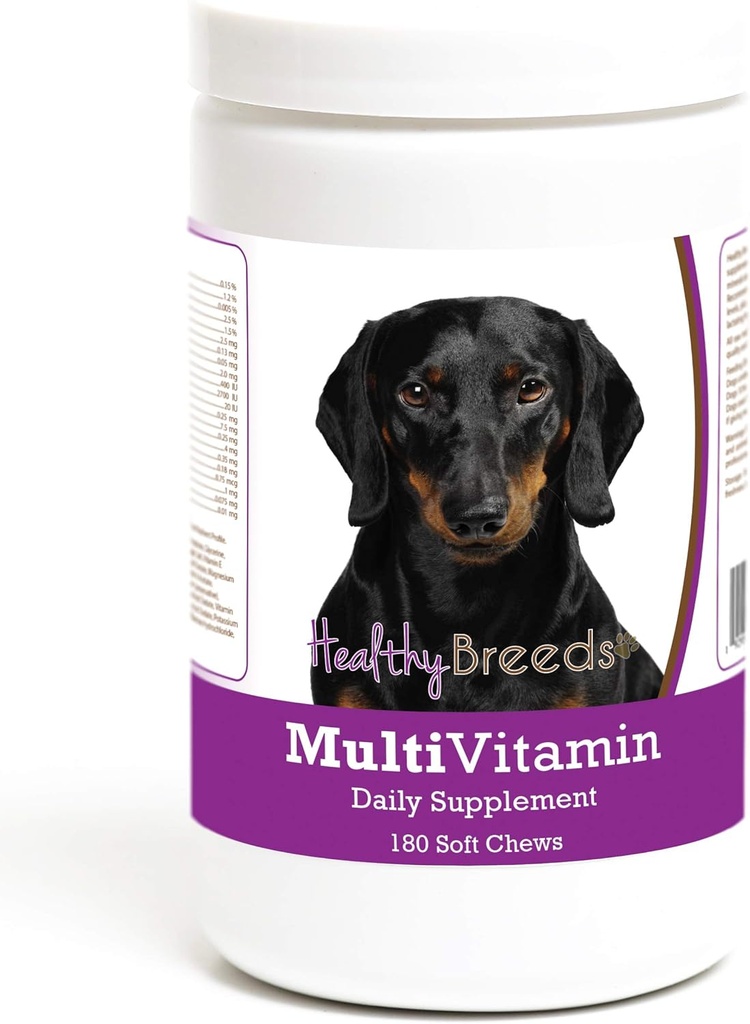 Terveet rodut Dachshund monivitamiinia pehmeä puru koiralle 180 kreivi