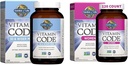 Garden of Life Men's & Women's Multivitamins, Vitamin Code 50 & Wiser Men 120 kapslar och Vitamin Code Kvinnors Multi 120 kapslar