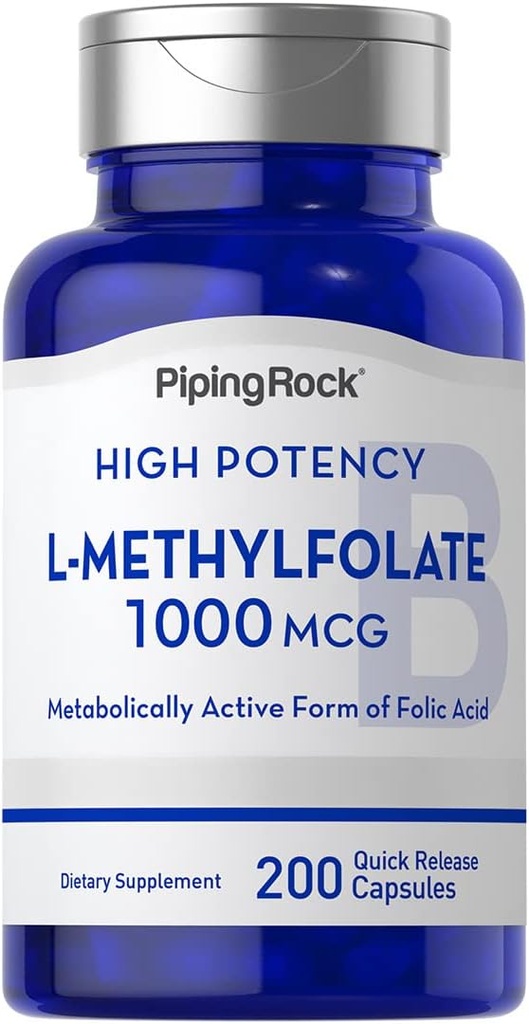 Piping Rock L Methylfolate Supplement 