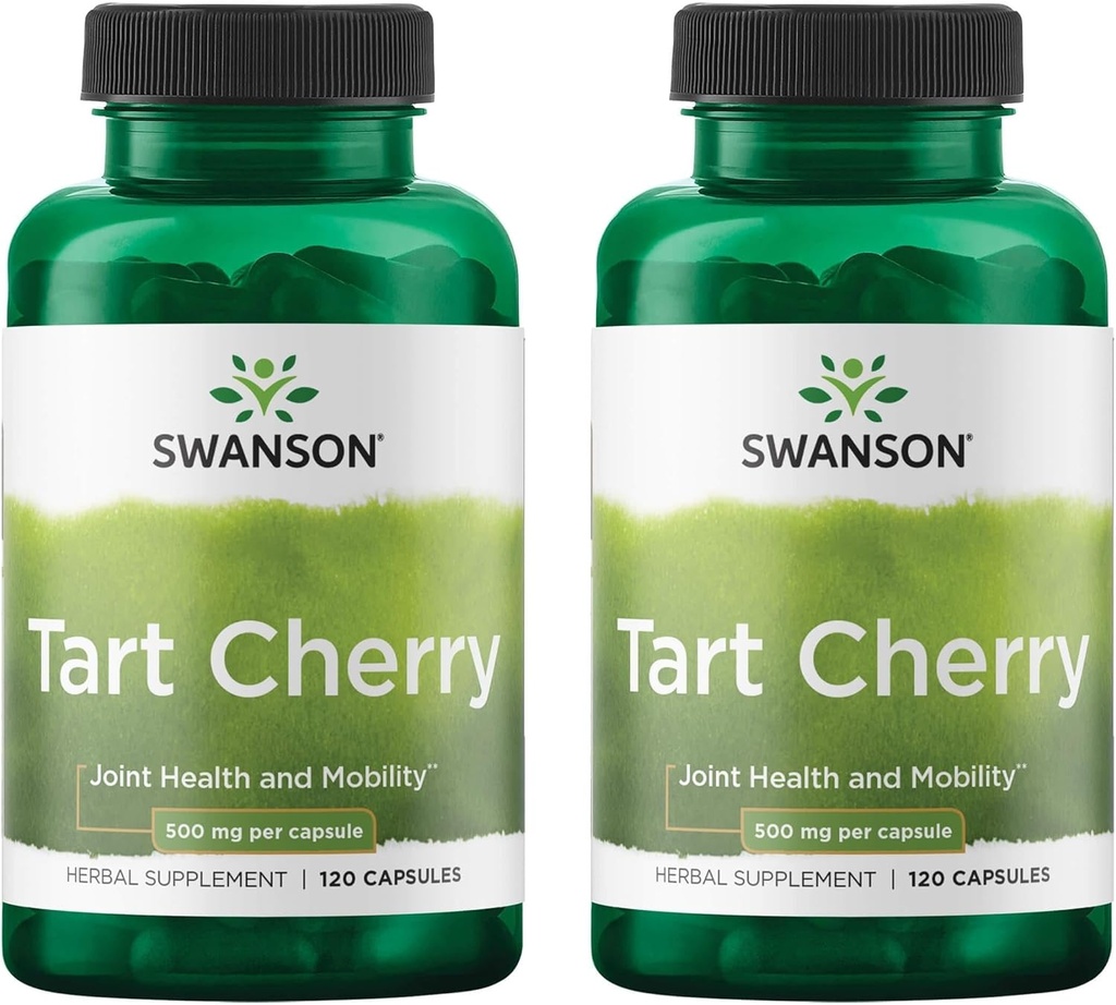 Swanson Tart Cherry 500 mg 120 kapselia (2 pakkaus)