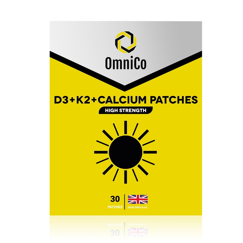 OmniCo - D3 + K2 + Kalsiumlaastarit 30 pakkaus