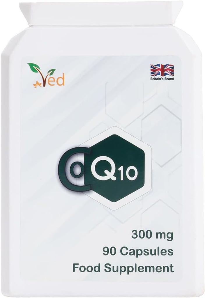 Ved Best High Imeytyminen CoQ10, kasvissyöjä, gluteeniton, ravintolisä, 300 mg 90 kasviskapselia