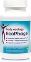Body Ecology EcoPhage | Bacteriophage Prebiotic and Probiotic Supplement | Främjar hälsosam immun och stöder hälsosam intestinalt | 60 vegetarisk greve