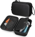 Kova kuori tapauksessa Kannettava sumutin Astma Inhalaattori, Kannettava iskunkestävä anti-Scratch Travel Carrying Case Personal Inhalers Nebulizador hengitysongelmiin Handheld Nebulizer, Musta