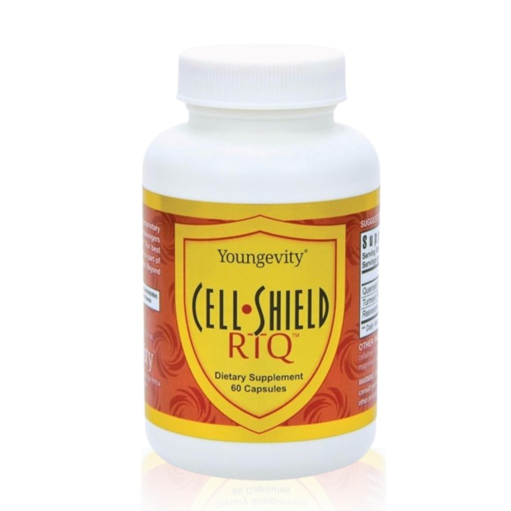 Youngevity Resveratrol Turmeric Quercetin RTQ Cell Shield - 60 kapselia (Pakki 2)