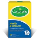 Culturelle Health & Wellness Daily Probiotic Supplement för män och kvinnor, hjälper till att stödja ditt immunsystem, yrkesdiarré, gas och uppblåsthet, 15 miljarder CFU, icke-GMO, 50 Count