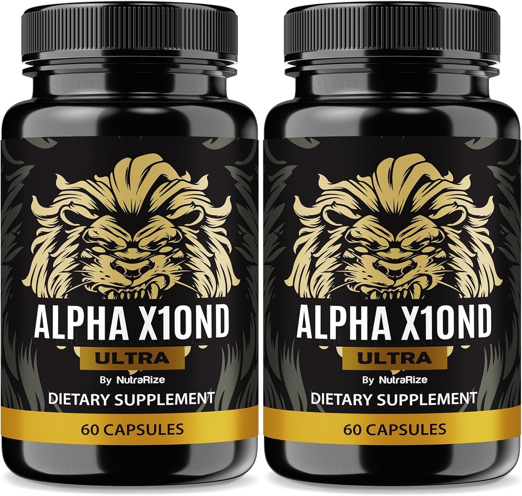 (2 Pack) Alpha X10nd Ultra miehille, virallinen mies Formula säilyttää kestävyys ja huippu suorituskyky, kaikki luonnolliset sekoitus ravitsemus ja terveys tuki, AlphaX10nd täydentää arvostelut (120 kapselia)