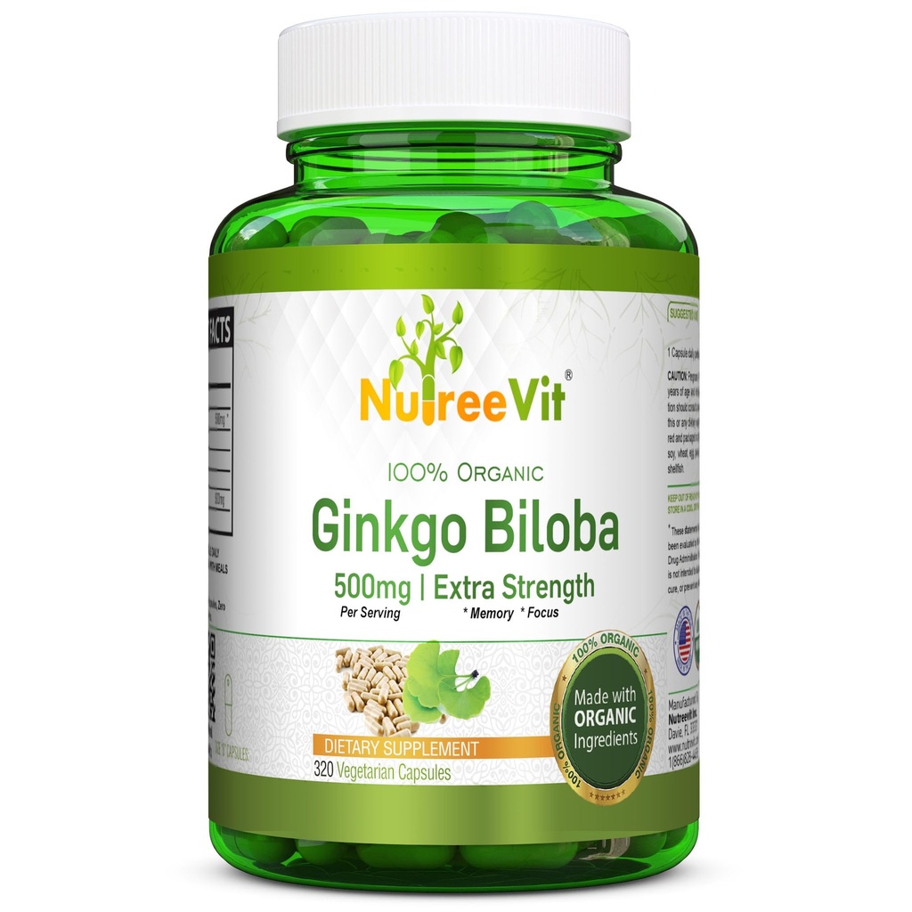 NutreeVit Ginkgo Biloba kapselit (320 kapselia)