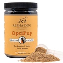 Alpha Dog Nutrition OptiPup All-in-1 Pentu monivitamiini sisältää 31 Superfoods mukaan lukien probiootit ja prebiootit digestiivisen tuen, ihon ja immuuniterveyden, ja Optimum Kasvu (60 Servings)
