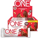 ONE Protein Bars, Peanut Butter Cup, Gluten Free med 20g Protein och 1g Sugar, Pantry Staples, 2,12 oz (12 greve)