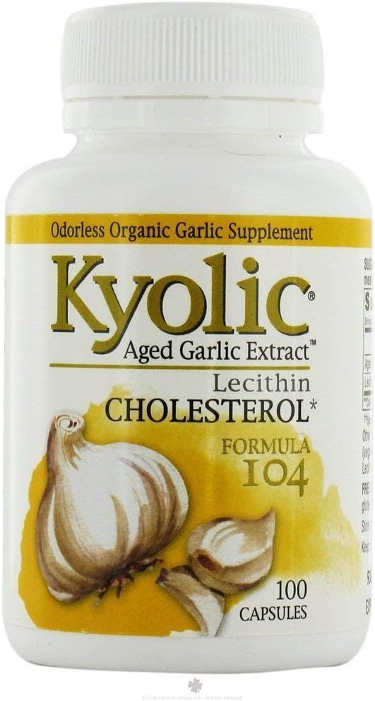 Kyolisk # 104 vitlök extrakt med Lecithn 100 cap (multipack)