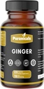 Ginger Premium 320 kapslar Non GMO och Gluten Free | Herbal Supplement | 700 mg Per Servering | Tillverkad med 100% Pure Ginger Root Powder