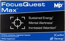 FocusQuest Max Focus Supplement laajennettu julkaisu kofeiini ja L-Theanine, Nootropic Supplement for Energy and Tuottavuus - Vegan, Gluteeniton ammattilaisille, opiskelijat, kiireiset äidit ja Fitness