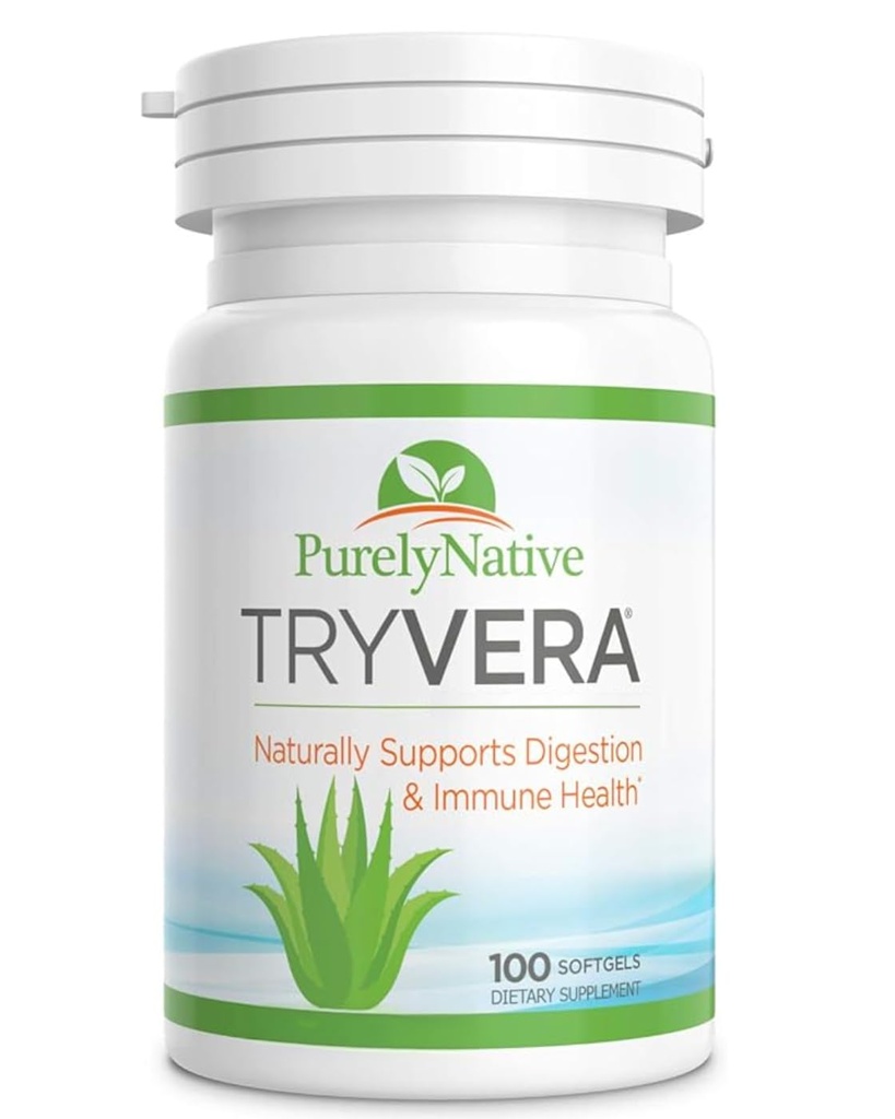 Aloe Vera Gels - Stöder för interstitiell cystit, läckande gut, förstoppning, irritabel tarmsyndrom, Ulcerativ Colitis - 100 Softgels