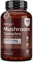 Sienikompleksi Cordyceps Sieni, Reishi, Shiitake, Maitake ja Lions Mane Supplement. 10-Mushroom täydentää tukea mielesi ja kehon 180 sieni kapselit