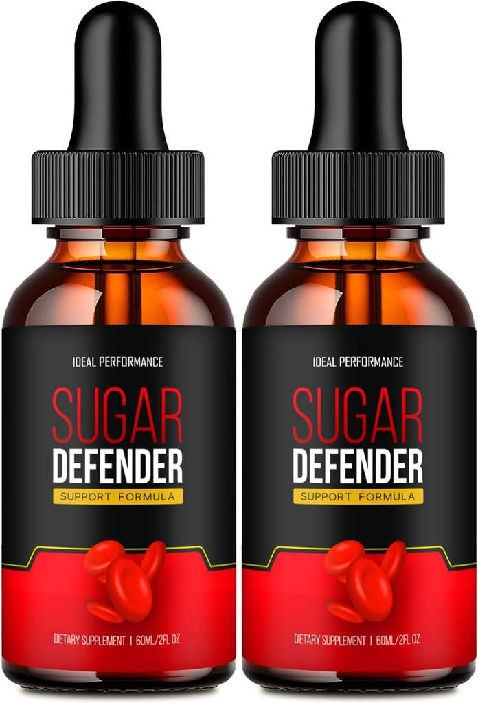 IDEAL suorituskyvyn Sugar Defender Drops, Sugar Defender Sugar Drops - Maximum Strength, SugarDefender Health and Wellness Kaikki luonnolliset Formula, SugarDefender Liquid Reviews (2 pakkaus)
