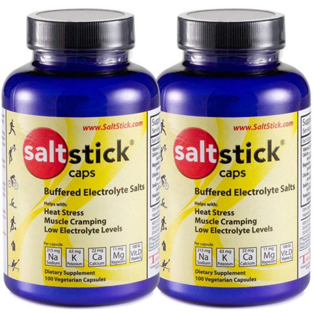 SaltStick Caps Elektrolyytti korvaaminen 100 kreivi (200 kapselia) (Pakkaus toukokuussa Vary)