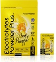 PowderVitamin Electrolytes Powder Plus, Keto, Orange Ananas, Sokeriton, Vaaleanpunainen Himalajan Salt, 1000 mg Kalium, 120 mg Kalsium, 120 mg Magnesium, muu kuin GMO, nollakalorit, (16 Hydraation Packets)