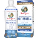 MaryRuth Organics Liquid Nighttime Multimineral | No Melatonin | Bedtime Routine | Magnesium Citrate | Calcium | Zink | Vitamin D3 | Tillgänglig i 4 smaker - Vegan | Sugar Free | Gluten Free | 32 Ozc | Vitamin D3 | Tillgänglig i 4 smaker - Vegan