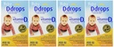 Ddrops Baby 400 Iu 90 Drops 0.08 Fluid Ounce (4 pakkaus)