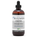 Ultra Silver® Colloidal Silver | 5,000 PPM, 8 Oz (236ml) | Fartyg som (2) 4 Ounce Glasflaskor | Mineral Supplement | True Colloidal Silver - med Dropper