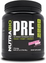 NutraBio PRE Treenout Powder - Vanha Formula-kestävä energia, Mental Focus, Endurance - Beta Alanine, Creatiini, Kofeiini, Electrolyytit - 20 Tarjoilut - Dragonfrut Candy