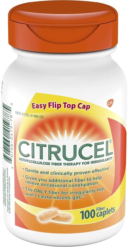Cirucel Fiber Supplement Caplets-100 ct.