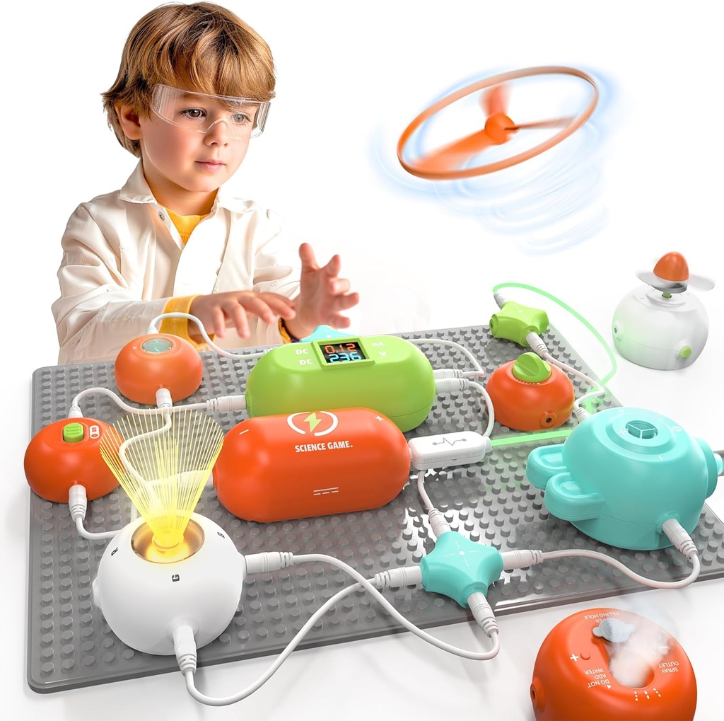 Tiede Kits for Kids - STEM Kits for Kids, Electronics Exploration Kit, Yli 420 Projects, 35 Circuit osat, STEM koulutus lelu lahjat lapsille Pojat Ikä 3 4 5 6 7 8 9 10 11 12