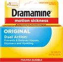 Dramamine Original, Motion Picture Relief, 36