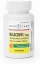 GeriCare Bisacodyl 5 mg Laxative Coated Tablet | Generisk för Dulcolax | Stimulant Laxative | Gentle Overnight Constipation Relief 100 Count (Pack of 1)