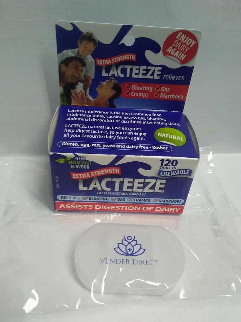 Lacteeze Extra Strength 4000 ALU, pillerikotelolla
