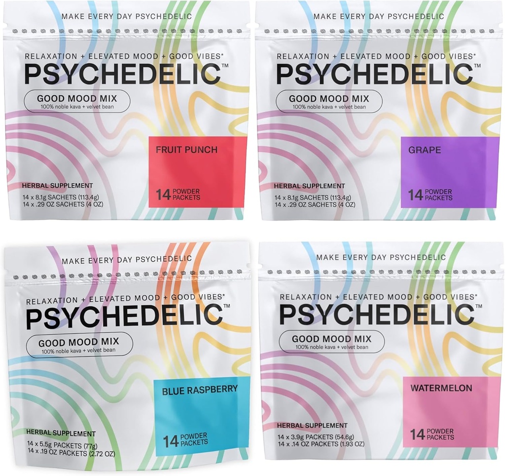 Psykedeelinen vesi Hyvä mieliala Mix 4 Maku sekoitettu Bundle