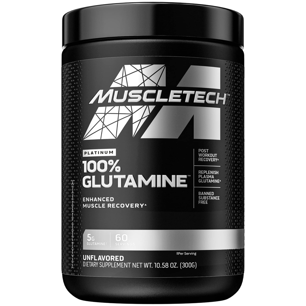 Muscletech Whey Protein Powder & Glutaminpulver för muskelbyggnad, styrka och återhämtning