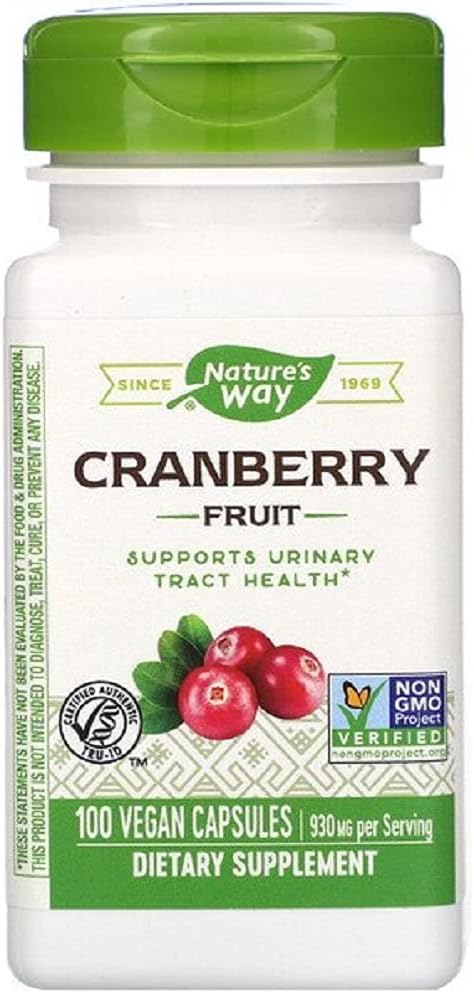 Naturens Way Cranberry Fruit, 465 Mg, 100 Cap