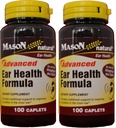 Mason Natural Advance korvan terveys Formula Bioflavonoids Plus 100 Caplets per pullo pakkaus 2 Yhteensä 200 Caplets