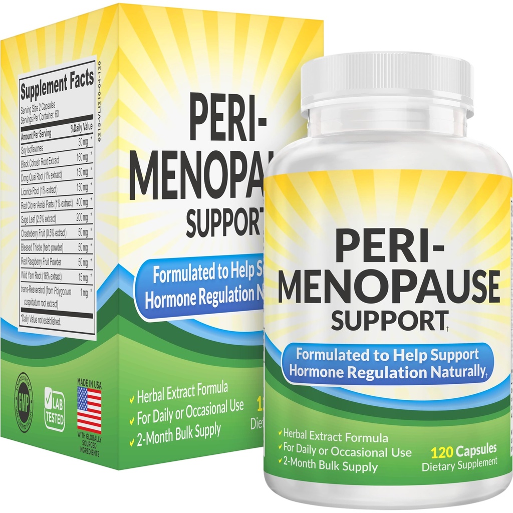2-kuukautinen periMenopause lisäravinteet (All-in-1) Naisten hormone Tuki 