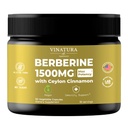 VINATURA berberiini 1500mg - berberiini täydentää Ceylon kaneli, Max Potency berberine HCL - 90 kapselia